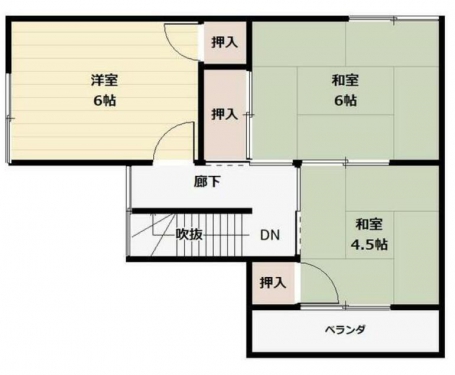 二階間取り