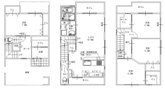 D号地間取り図です。